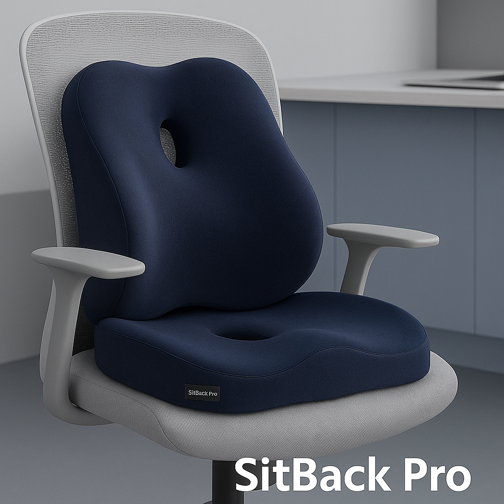 כרית תמיכה אורטופדית לישיבה ממושכת – SitBack Pro