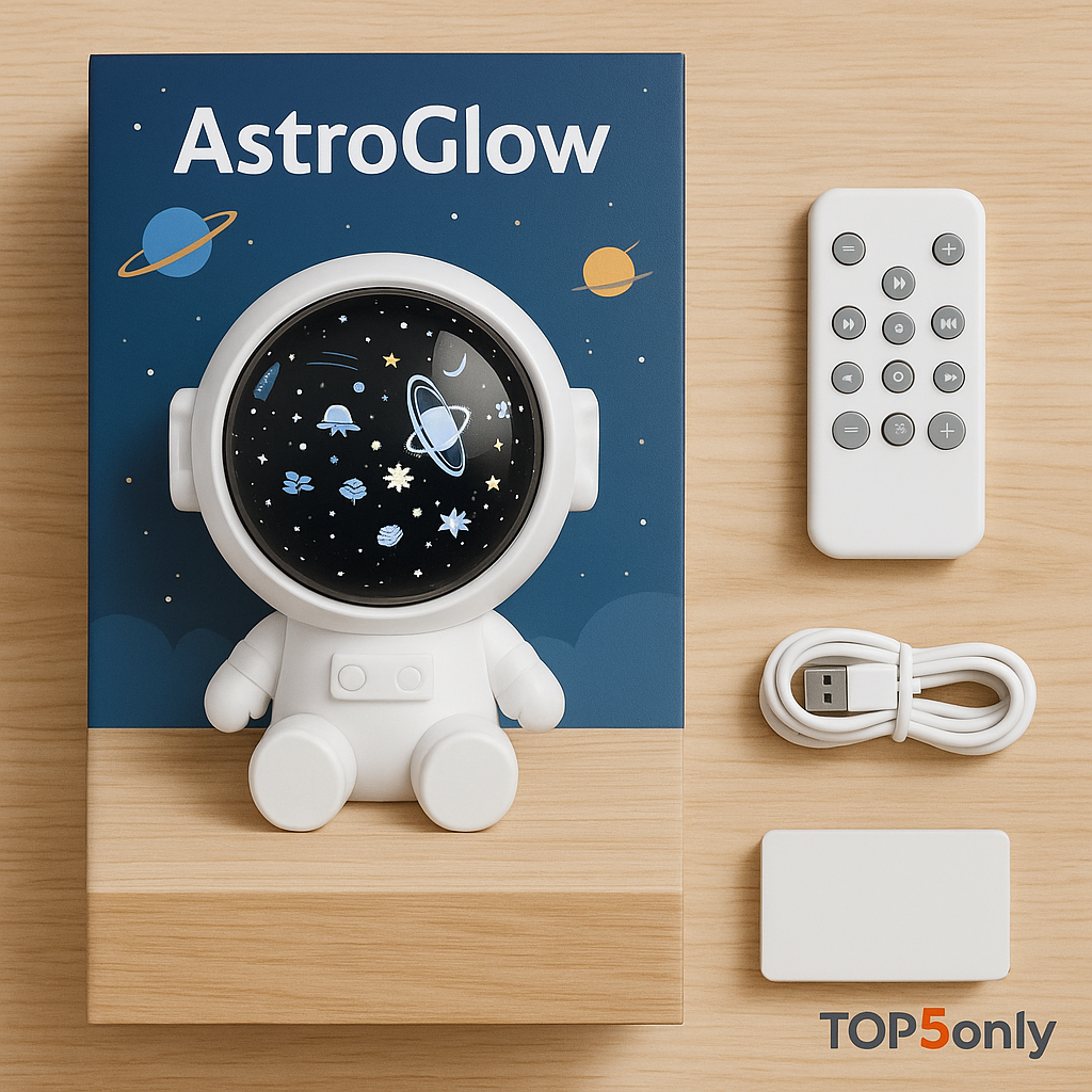 מקרן הכוכבים האסטרונאוטי – מסע קוסמי בלחיצת AstroGlow™