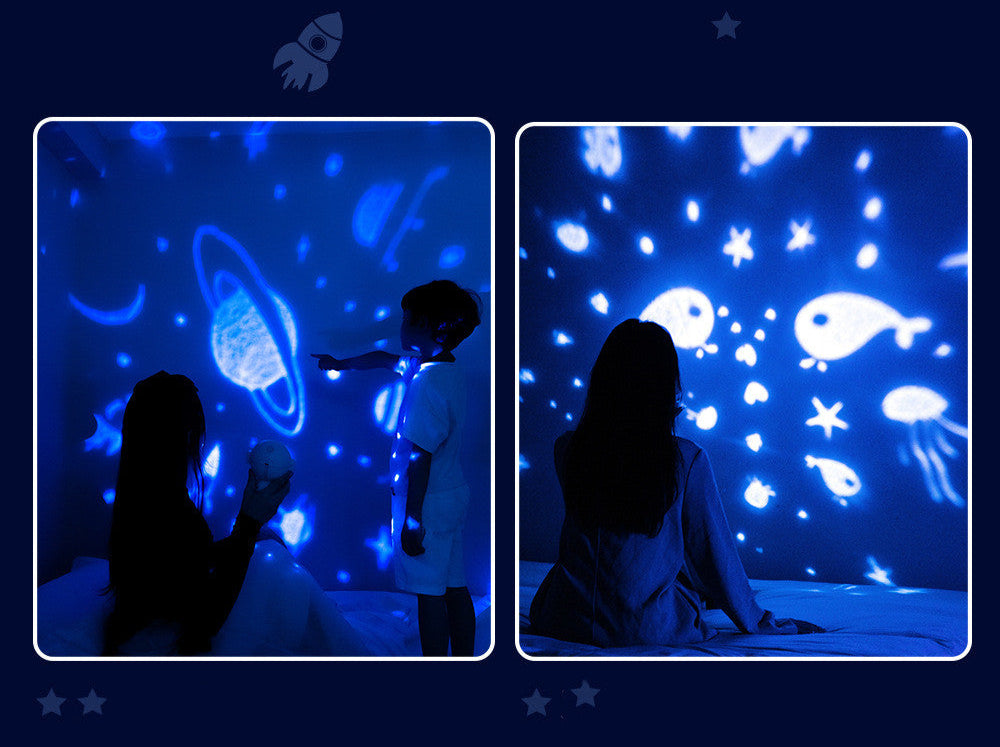 מקרן הכוכבים האסטרונאוטי – מסע קוסמי בלחיצת AstroGlow™